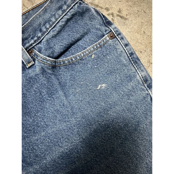 Vintage y2k 32x32 Levi’s boot cut paint splatter jeans - Picture 5 of 8